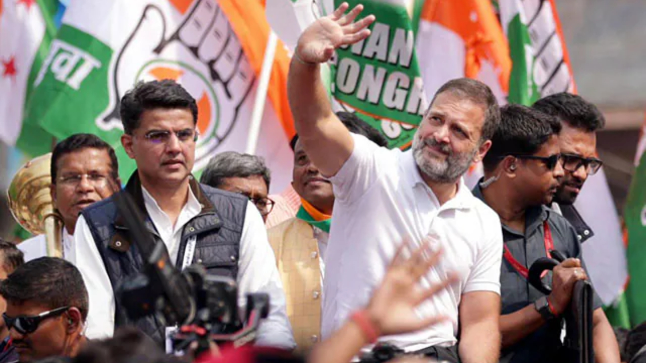 Congress leader Rahul Gandhi's Bharat Jodo Nyay Yatra resumes from Unnao